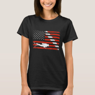T-shirt Diver Down Dive Drapeau Scuba Plongée Drapeau amér