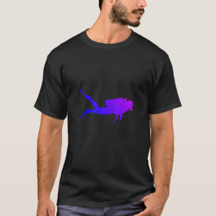 T-shirt Diver Homme Femme Plongée Plongée Plongée Gratuite