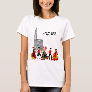 T-shirt Divers costumes d'Alsace, France