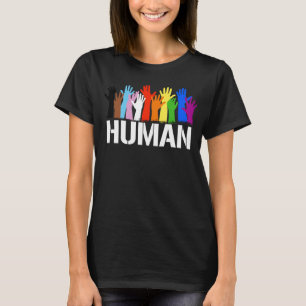 T-SHIRT DIVERSES MAINS DE FIERTÉ HUMAINE