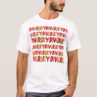 T-shirt diversité de plus en plus