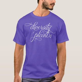 T-shirt Diversité des Plantes pour chemises noires