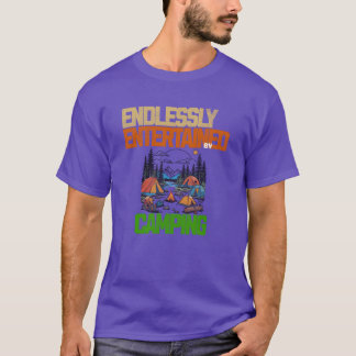 T-shirt Diverti sans fin par Camping vintage