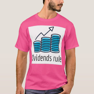 T-shirt Dividendes bleu