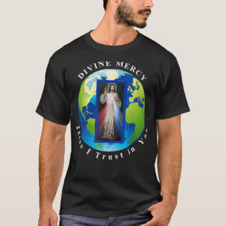 T-shirt Divine Miséricorde Monde Jésus J'ai confiance en t