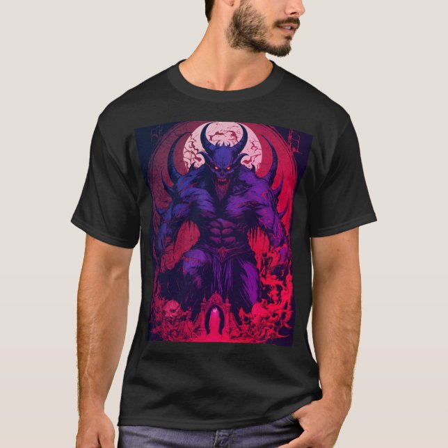T-shirt divinité diable (Devant)