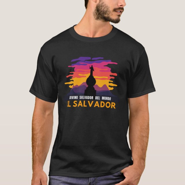 T-shirt Divino Salvador del Mundo, El Salvador, Playera (Devant)