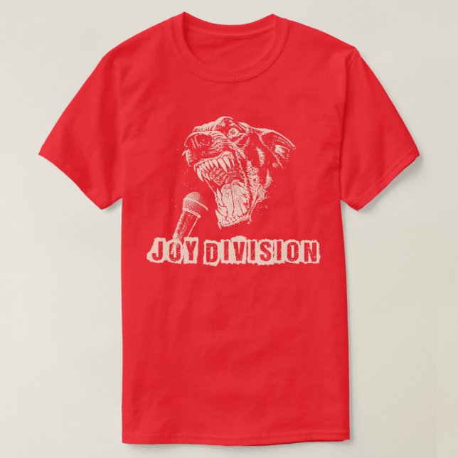 T-shirt division de joie hurler (Design devant)