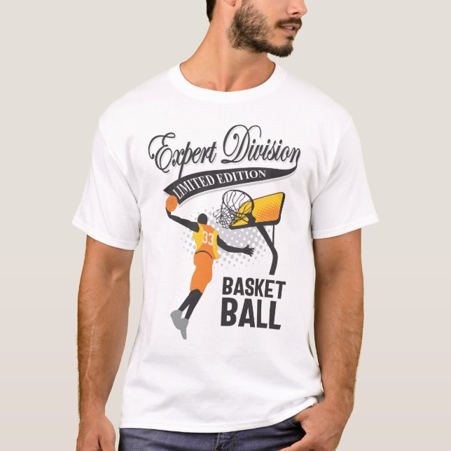T-shirt Division d'experts du basket-ball (Devant)