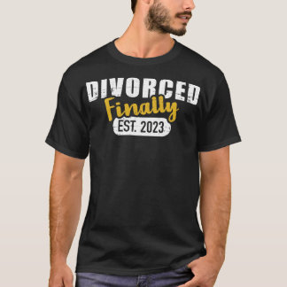 T-shirt Divorce 2023 enfin divorcé