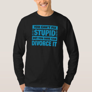T-shirt Divorce cool Pour Hommes Femmes Récemment En Décom