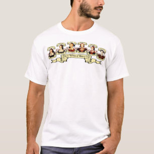 T-shirt Divorcé, décapité, mort… Épouses de Henry VI