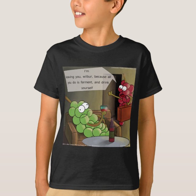T-shirt Divorces aux raisins drôles (Devant)