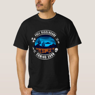 T-shirt Divulgation Totale à Venir   OVNI dans le Désert