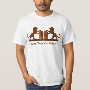 T-shirt Dix commandements et lions