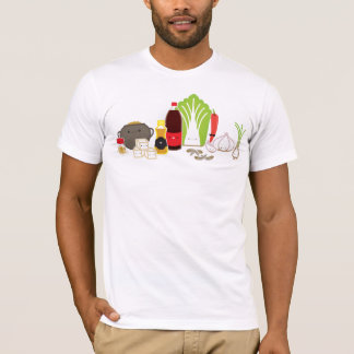 T-shirt Dix éléments essentiels en nourriture coréenne