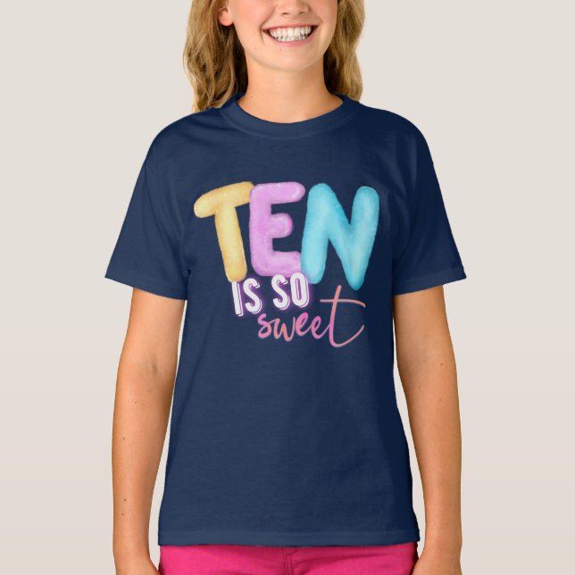 T-shirt dix est si doux (Devant)