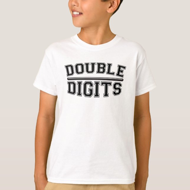 T-shirt Dixième anniversaire| anniversaire à deux chiffres (Devant)