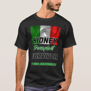 T-shirt Dixième anniversaire de transplantation rénale 10