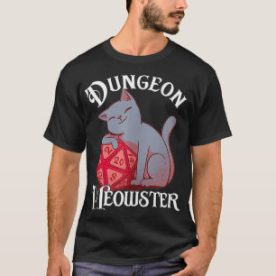 T-shirt Dizaine de jeu de rôle Dice D20 de la Meowster de 