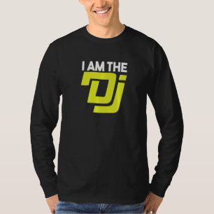 T-shirt Dj Deejay Party Music Club Casque Tourne-disque Te