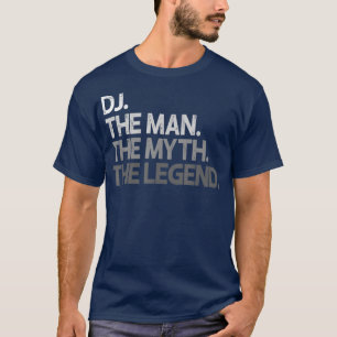 T-shirt DJ Disk Jockey L'homme mythe légende cadeau