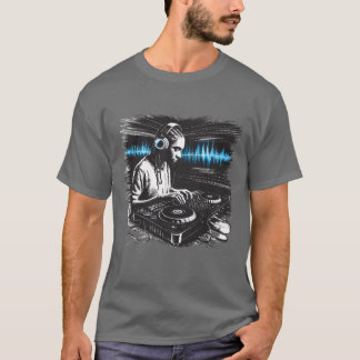 T-shirt DJ disk Jockey Play Music Mi Disco Music pour une 