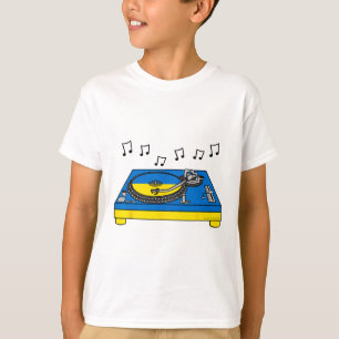 T-shirt Dj Drapeau Ukrainien Ukraine Producteur de Musique