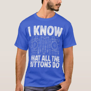T-shirt DJ drôle pour hommes femmes producteur de musique