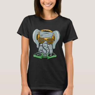 T-shirt Dj Elephant House Trance Rave Party