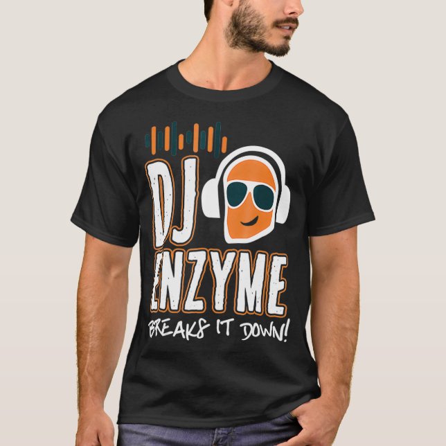 T-shirt Dj Enzyme Le Baisse Humour Drôle  (Devant)