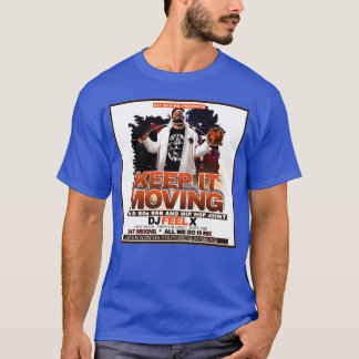 T-shirt DJ FEEL X Keep It Moving 80s 90s HipHop