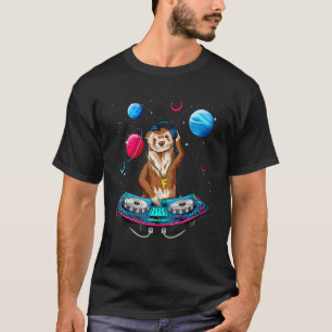 T-shirt DJ Ferret Psychedelique EDM Raver Musique Trance F