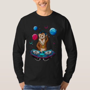 T-shirt DJ Ferret Psychedélique EDM Raver Musique Trance F