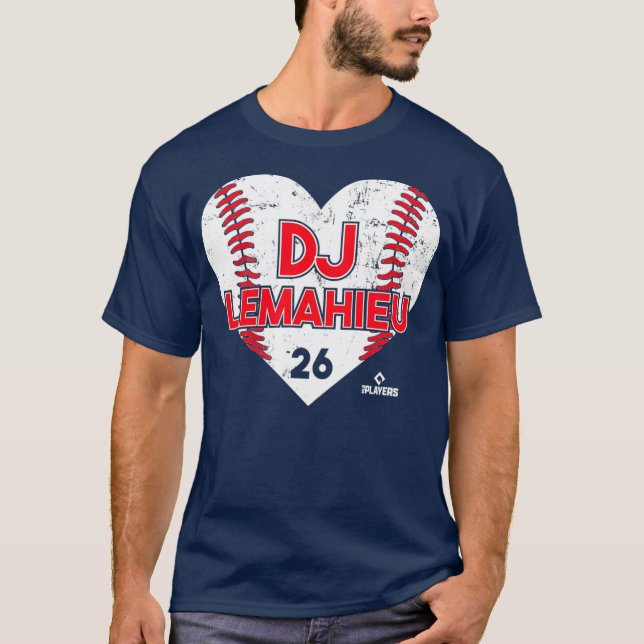 T-shirt DJ Le Mahieu Heart Baseball Apparel (Devant)