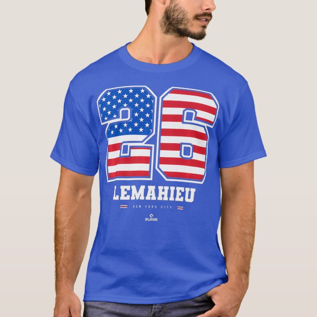 T-shirt DJ LeMahieu - US Numéro de Drapeau Premium (Devant)