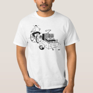 T-shirt DJ Mobile Disco Record Player Dessin