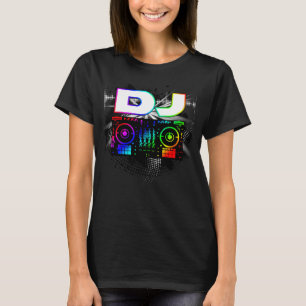 T-shirt Dj Music Lover Music Player Sound Cool Drôle Cadea