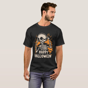 T-shirt DJ Skeleton's Happy Halloween Tee
