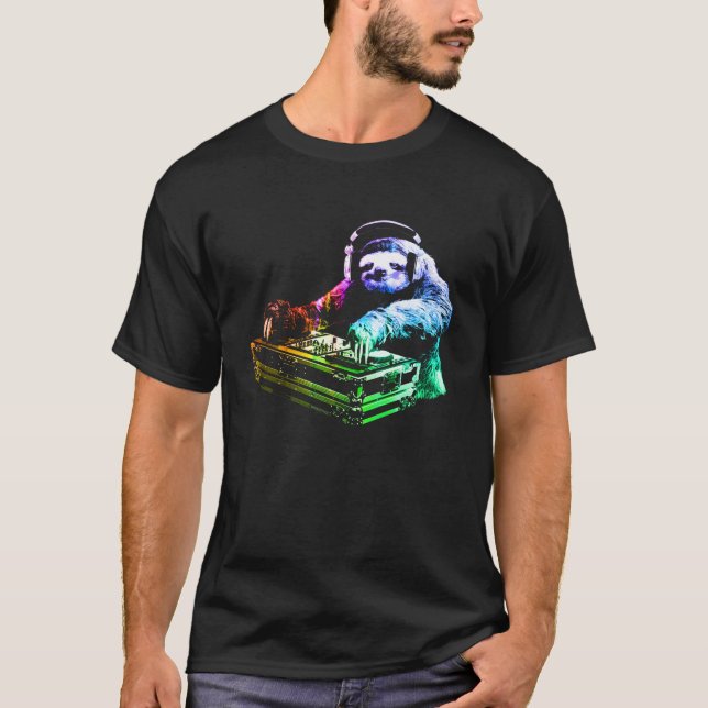 T-shirt DJ Sloth (Devant)