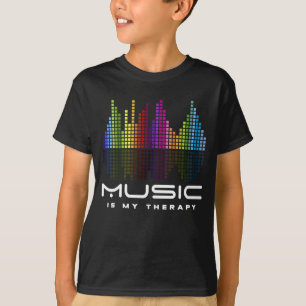T-shirt DJ Techno Therapy Music Equalizer