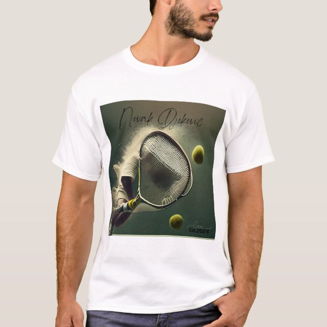 T-shirt Djokovic, tennislover, tennislife, tennispassion (Devant)