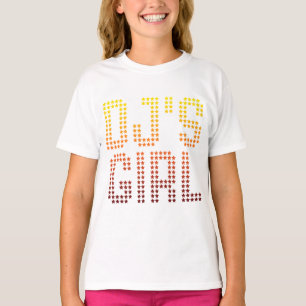 T-shirt DJs Girl - Disc Jockey Girlfriend épouse DJing Mus