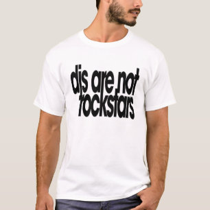 T-shirt Djs ne sont pas Rockstars