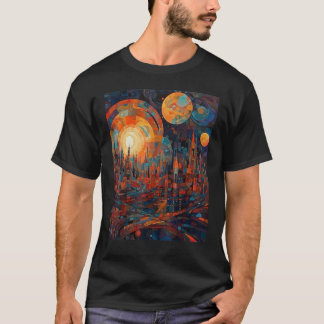 T-shirt DKH138 Sci fi Graphic  One for the Journey