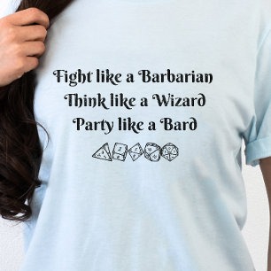 T-shirt DnD Shirt - Barre de Magasin Barbare