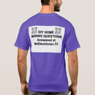 T-shirt do-it-yourself ACCUEIL QUESTIONS DE CÂBLE M. Elect