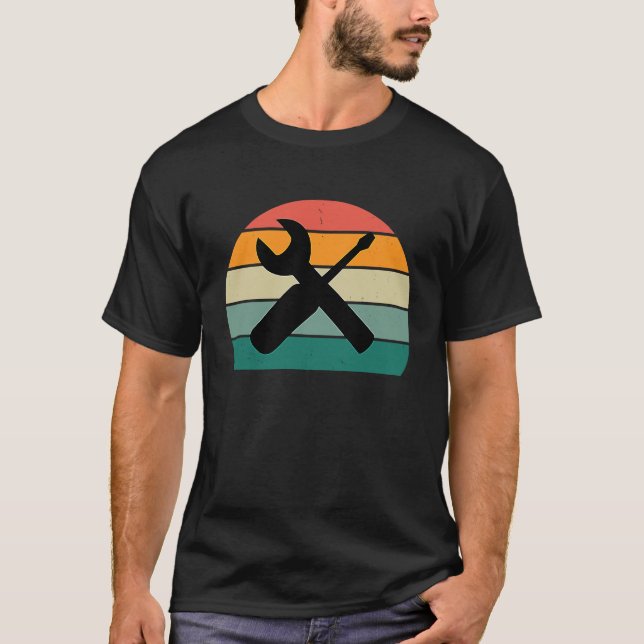 T-shirt Do it yourself Repairing Hammer Renovating Laying  (Devant)