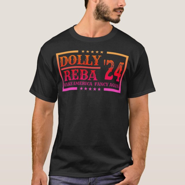 T-shirt Do-lly Reba'24 Rendre à l'Amérique l'envie de nouv (Devant)