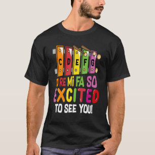 T-shirt Do Re Mi Fa Si Envie De Vous Voir Signer Musique À